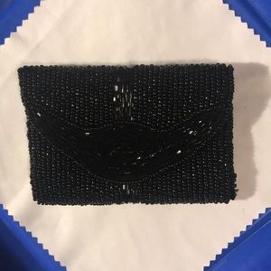 Beaded change or card purse